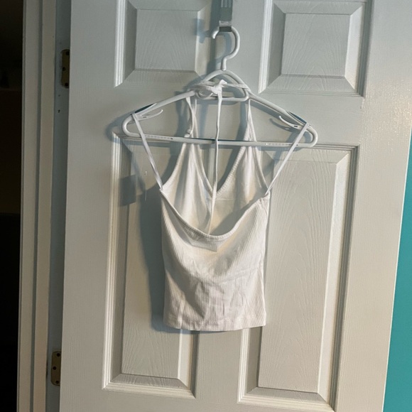 Old Navy Cropped Halter Tank Top - Picture 2 of 4